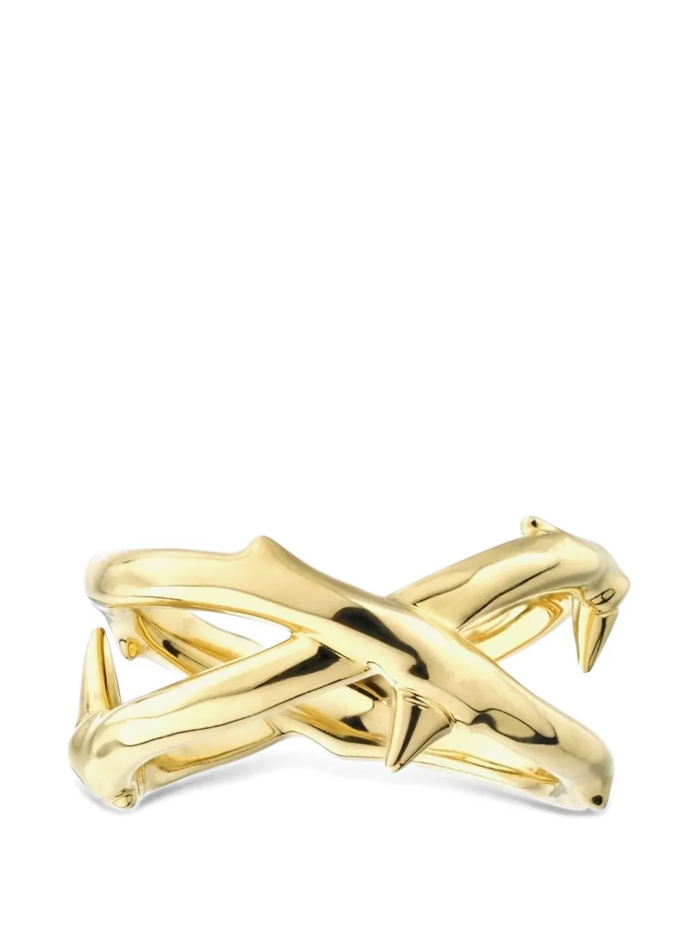Shaun Leane Anello a fascia Rose Thorn - Oro
