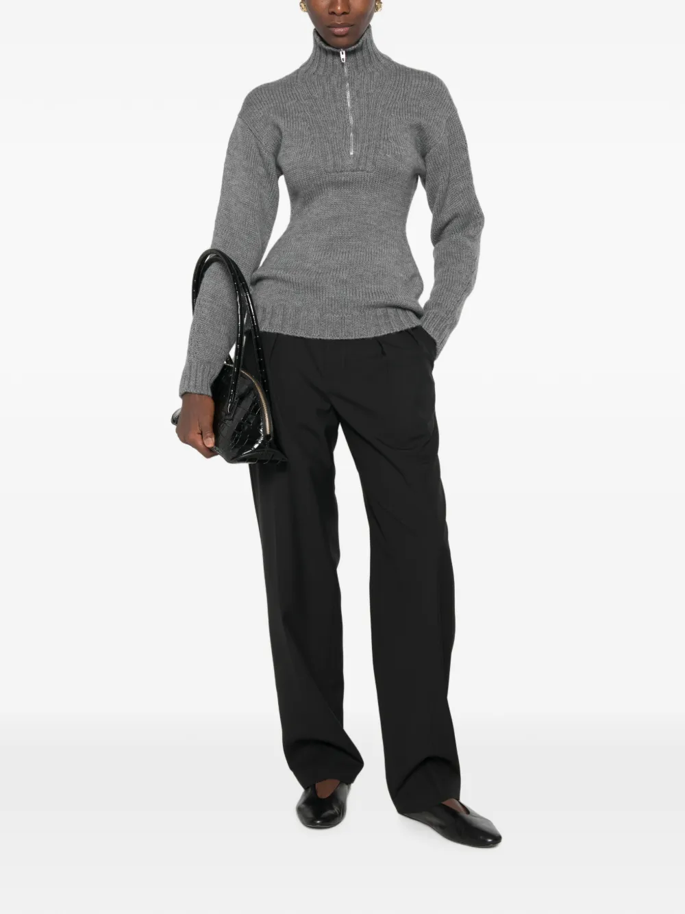 Jil Sander Straight broek Zwart
