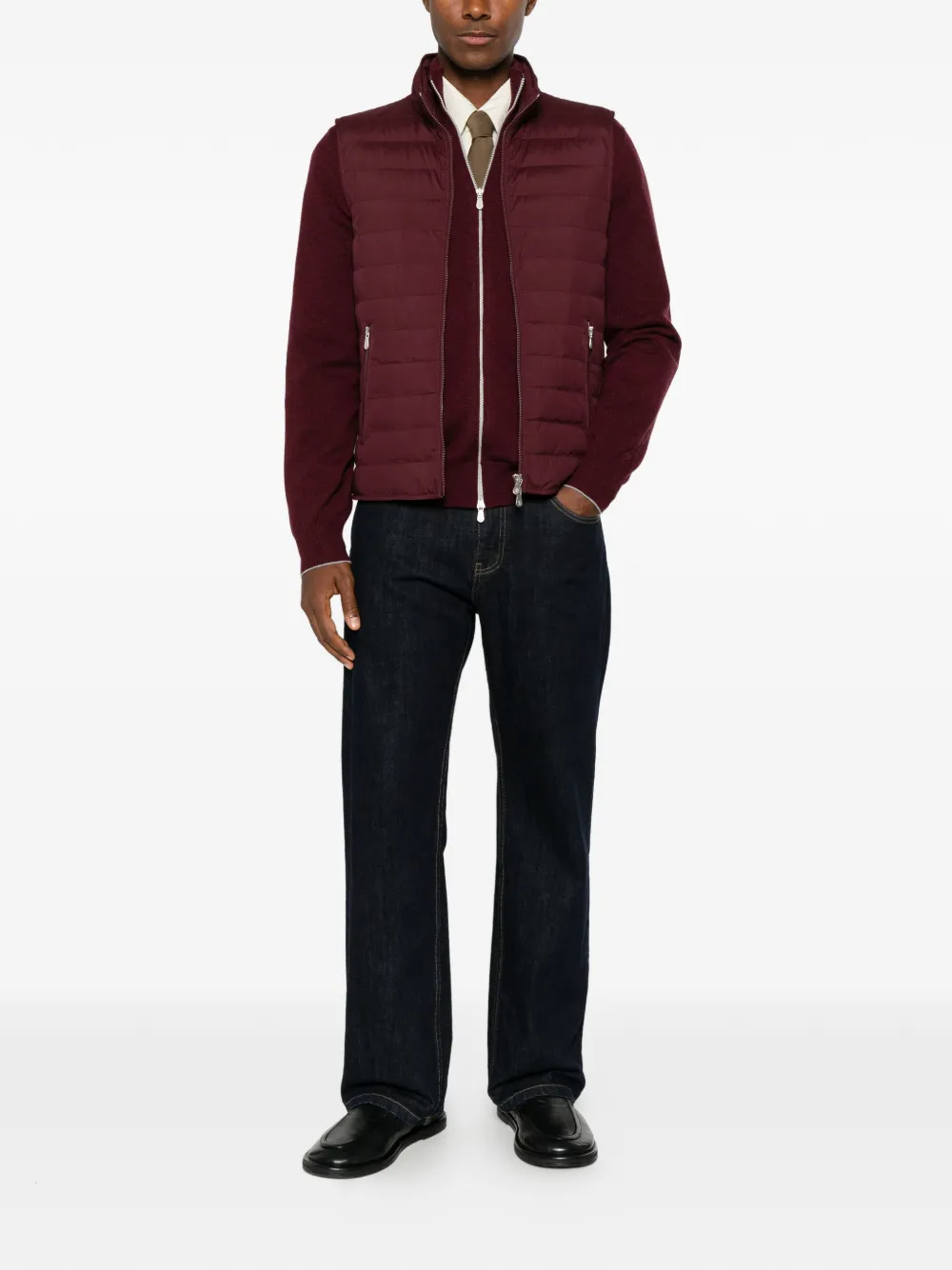Brunello Cucinelli Bodywarmer Rood