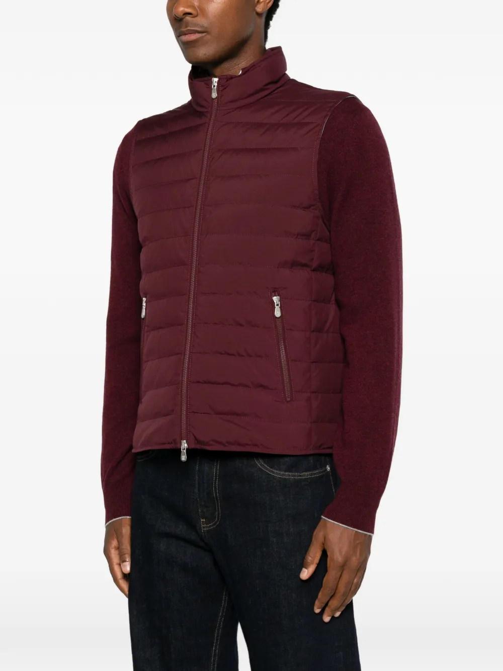 Brunello Cucinelli Bodywarmer Rood