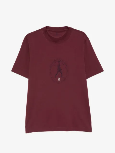 Brunello Cucinelli logo-print crew-neck T-shirt