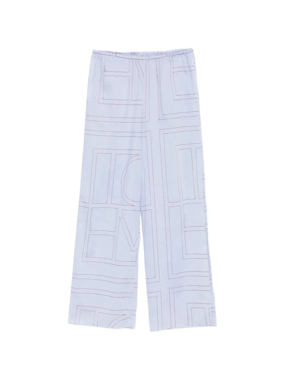 TOTEME elasticated-waistband trousers - Blu