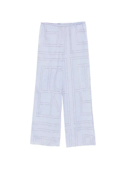 TOTEME elasticated-waistband trousers