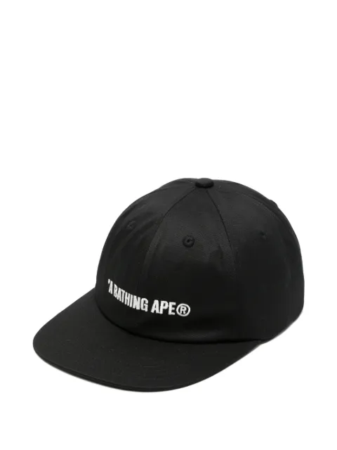 A BATHING APE® logo-embroidered baseball cap