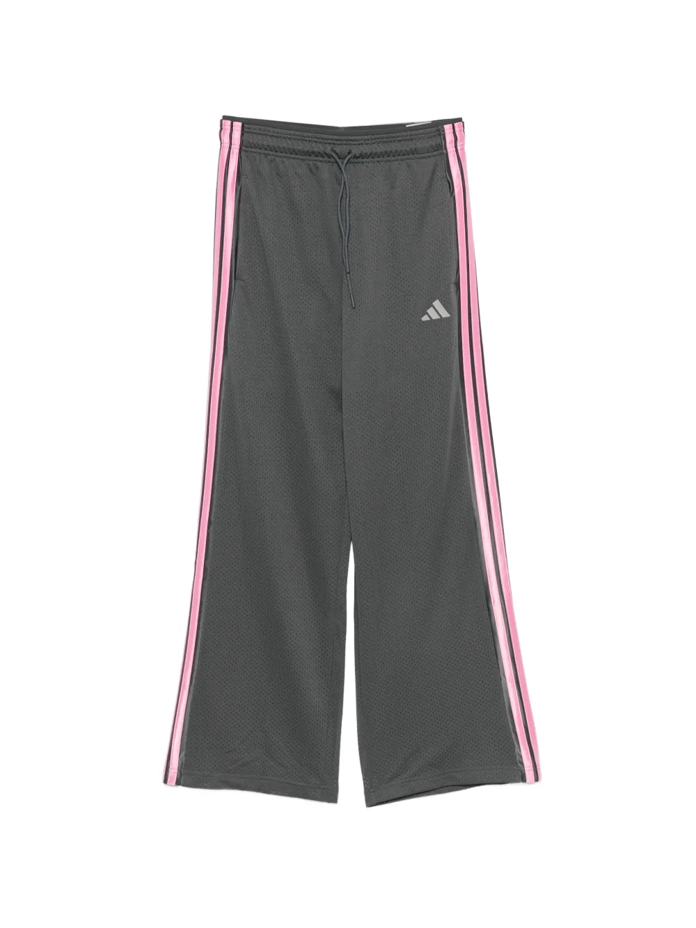 adidas side-stripe track pants - Grigio