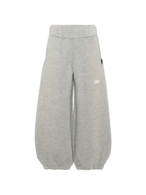 COUNTY OF MILAN logo-print elasticated-cuff track pants