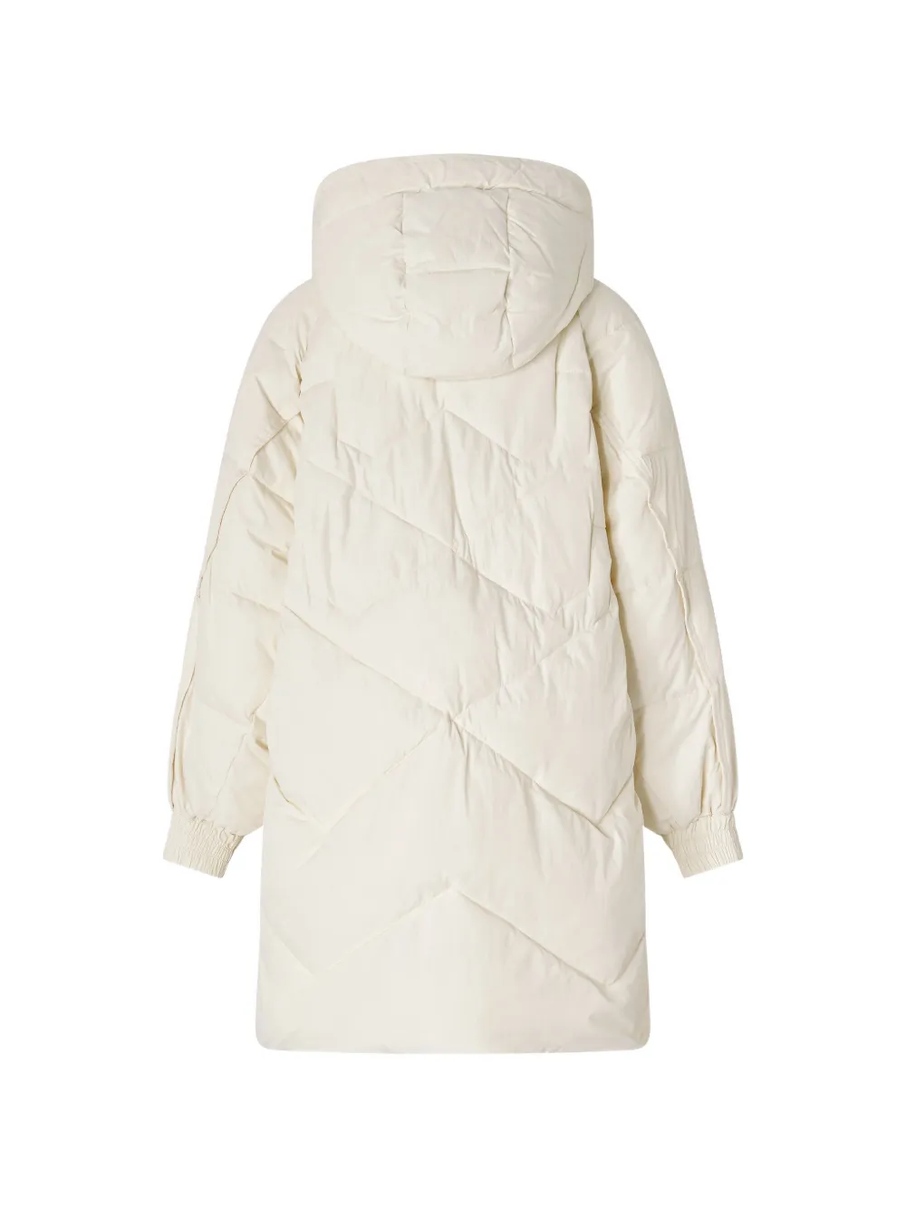 PINKO Gewatteerde jas met capuchon Beige