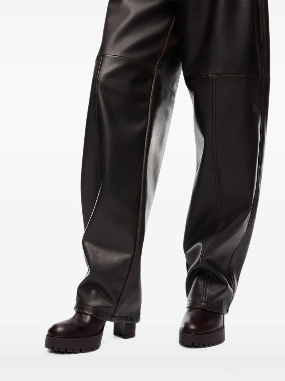 PINKO Broek met vlakken Bruin