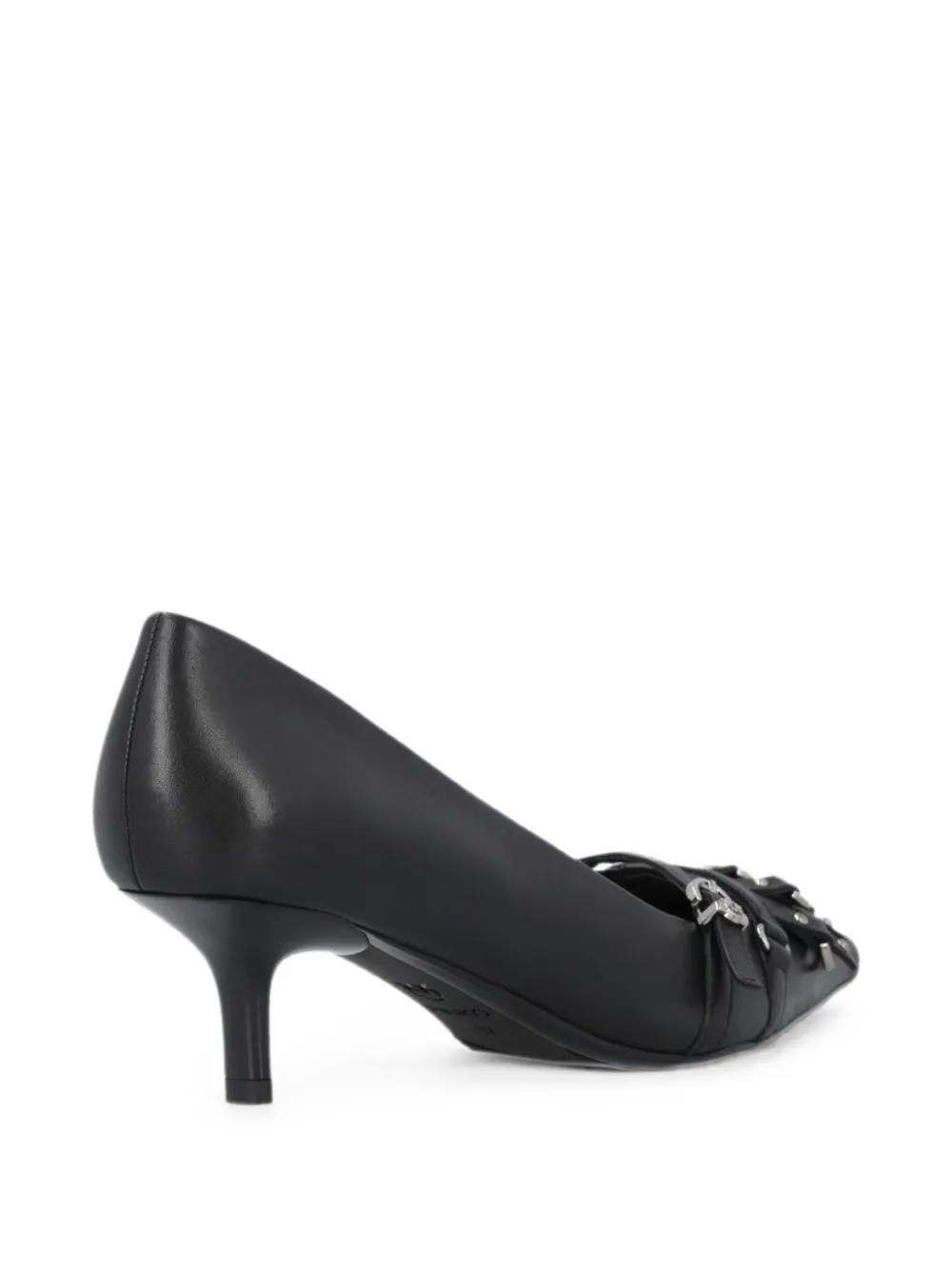 PINKO Pumps verfraaid met ringlets en puntige neus Zwart