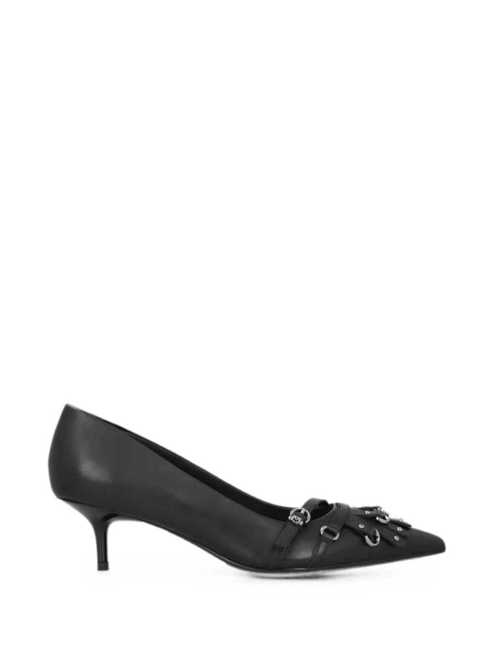 PINKO Spitze Pumps mit Ösen - Schwarz