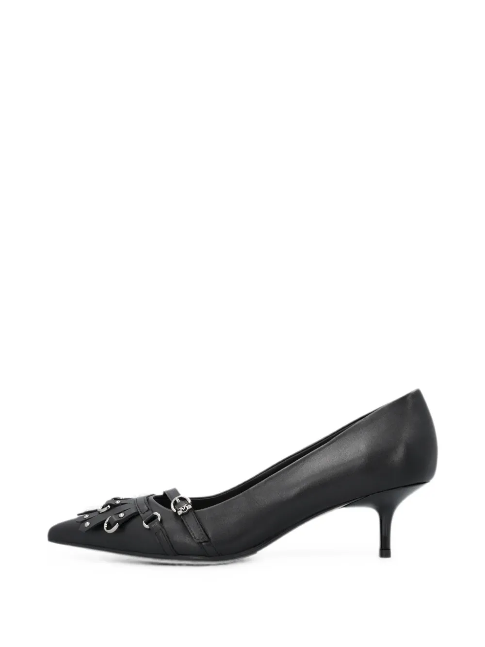 PINKO Pumps verfraaid met ringlets en puntige neus Zwart