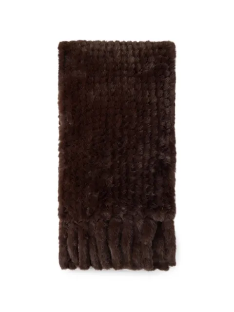 PINKO Schal mit Faux-Fur