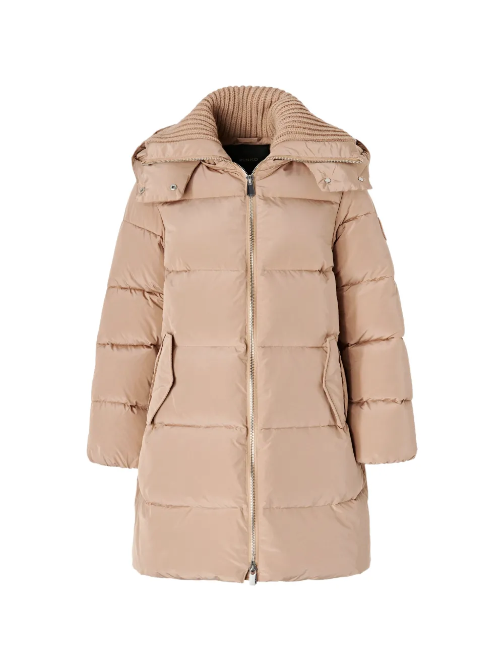 PINKO Gewatteerde donsjas Beige