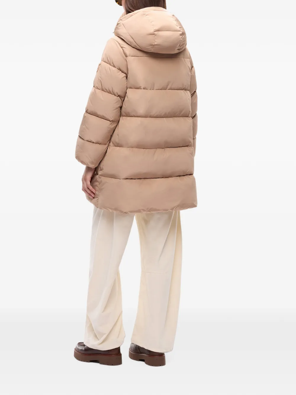 PINKO Gewatteerde donsjas Beige