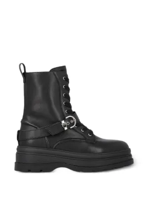 MOSCHINO ❤️ ブラックブーツ Love Moschino アンクルブーツ | ブラック | FARFETCH JP