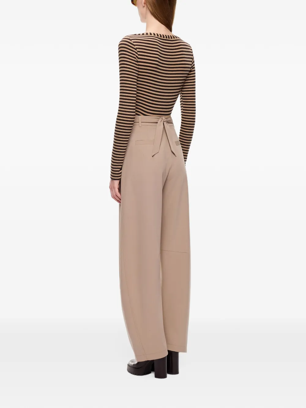 PINKO Gestreept T-shirt Beige
