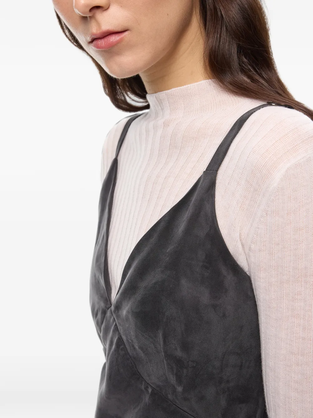 PINKO Onderjurk met V-hals Grijs