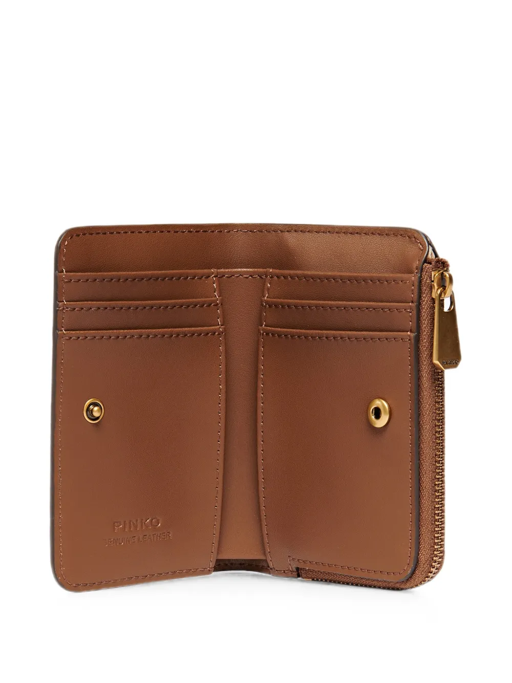 PINKO Leren portemonnee Bruin