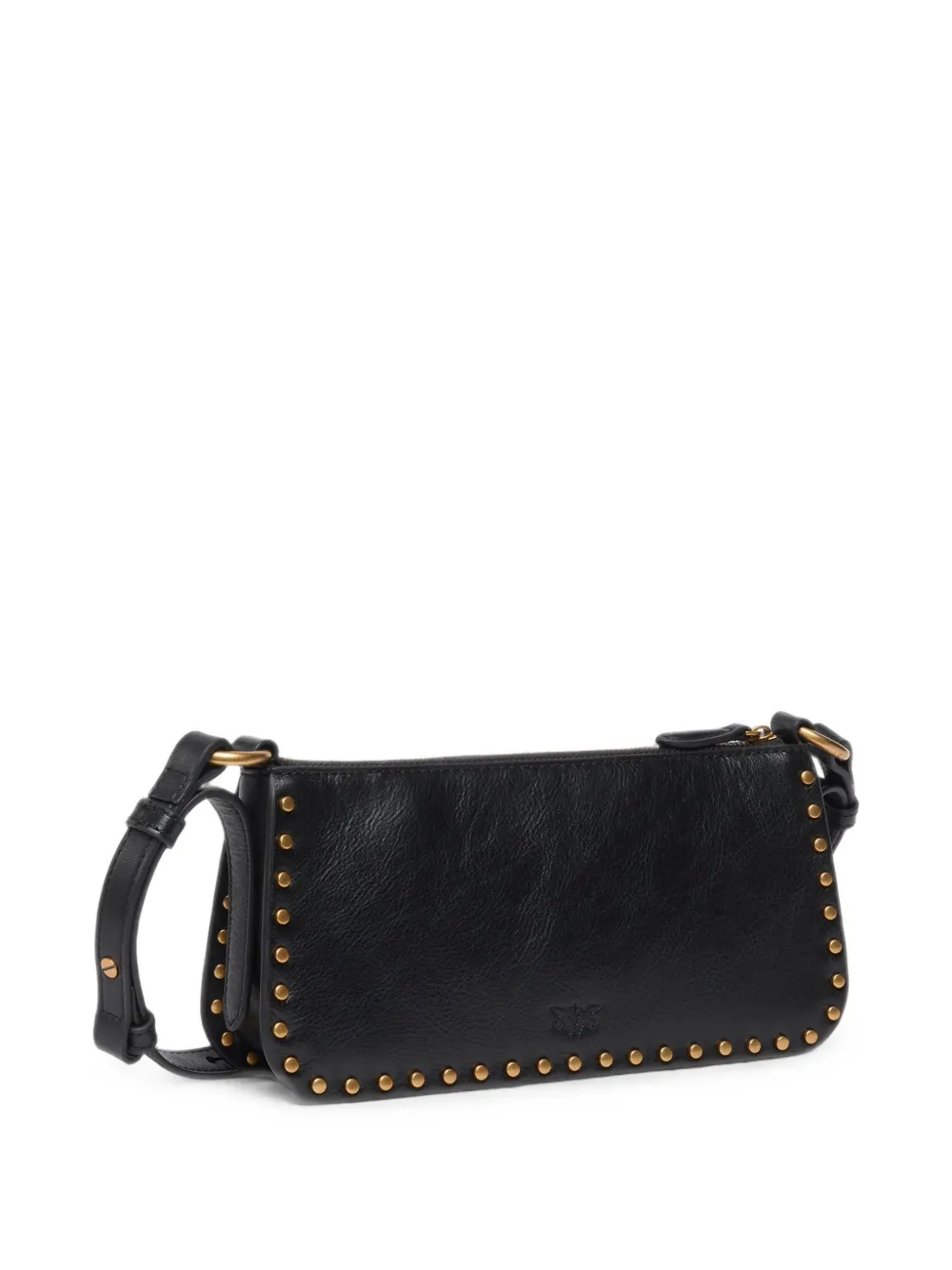 PINKO Love Birds schoudertas verfraaid met studs Zwart
