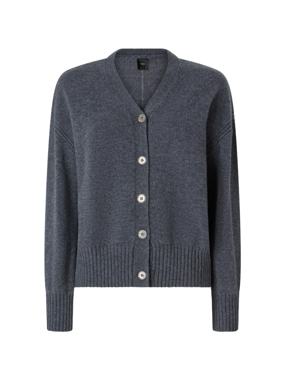 PINKO Cardigan mit V-Ausschnitt - Grau