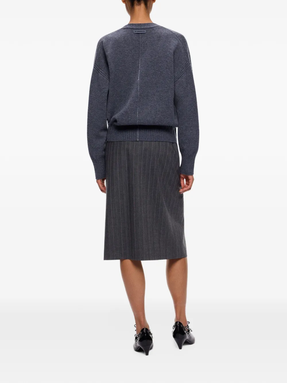 PINKO Vest met V-hals Grijs