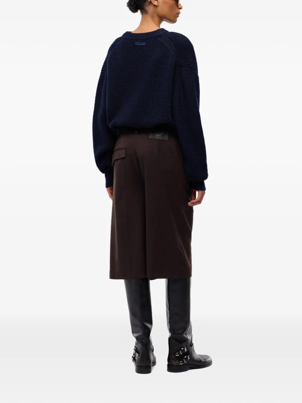PINKO Ribgebreide trui Blauw