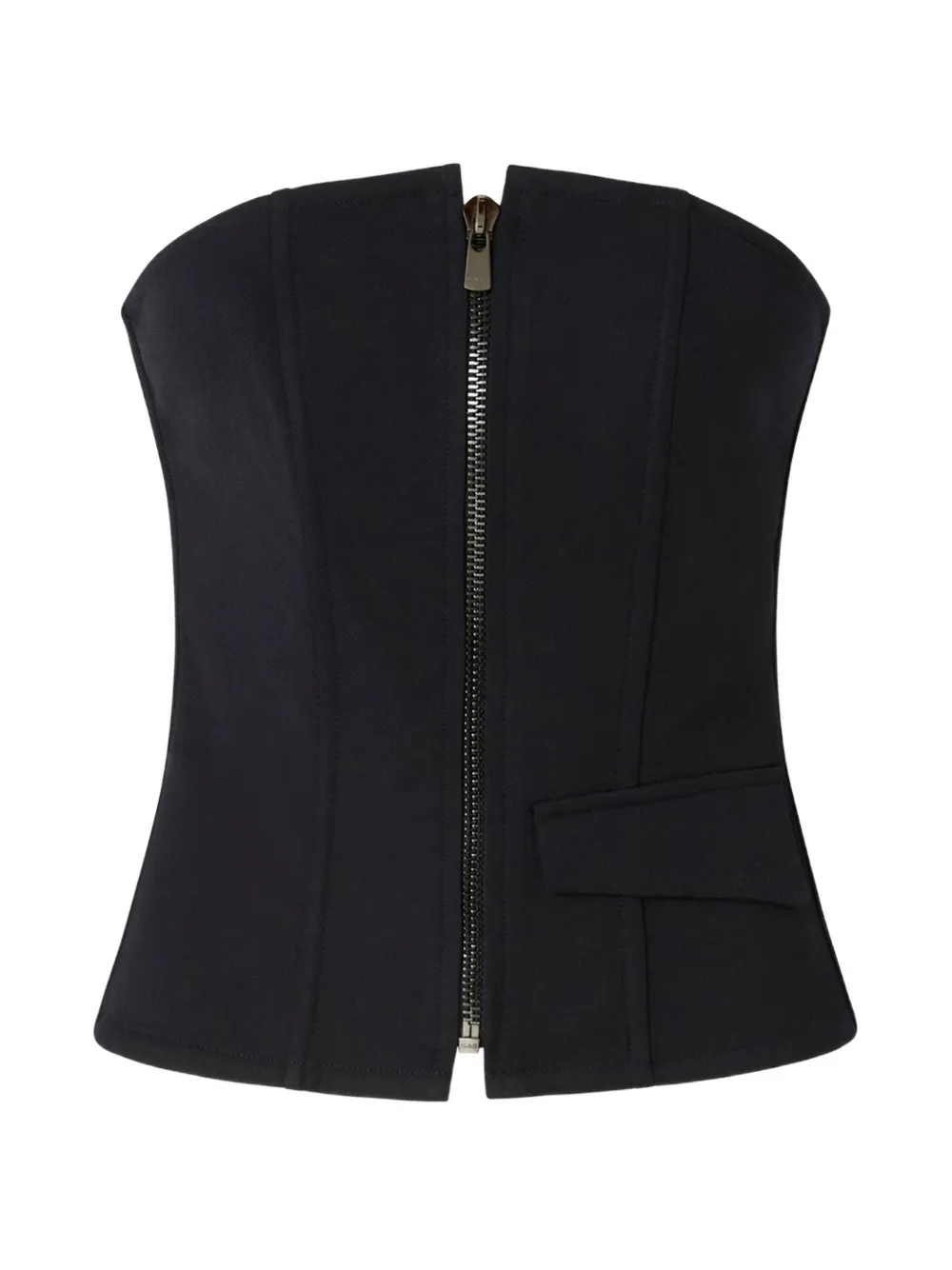 PINKO Corsetto con zip - Nero