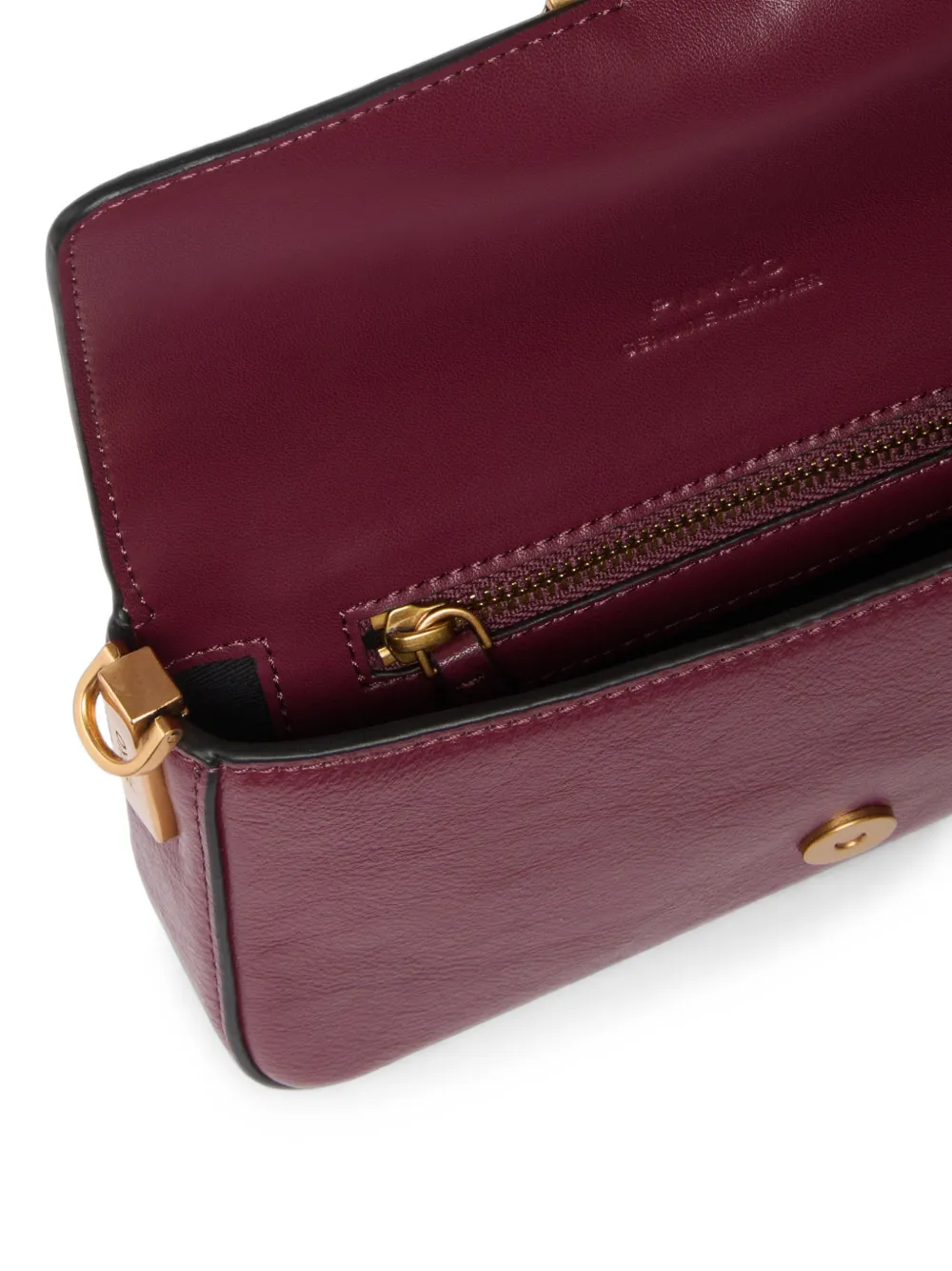 PINKO Love Birds leren schoudertas Rood