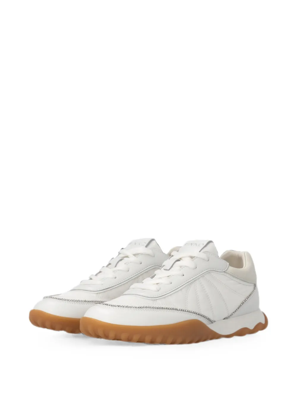 PINKO Sneakers verfraaid met kristallen Wit