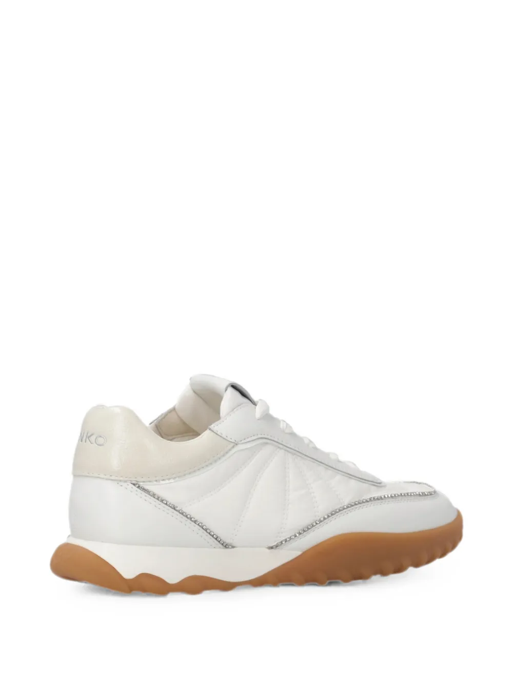 PINKO Sneakers verfraaid met kristallen Wit
