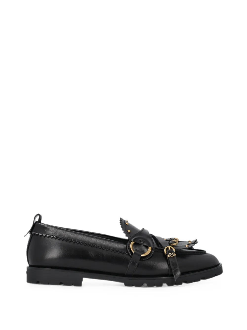 PINKO Mocassini con borchie - Nero