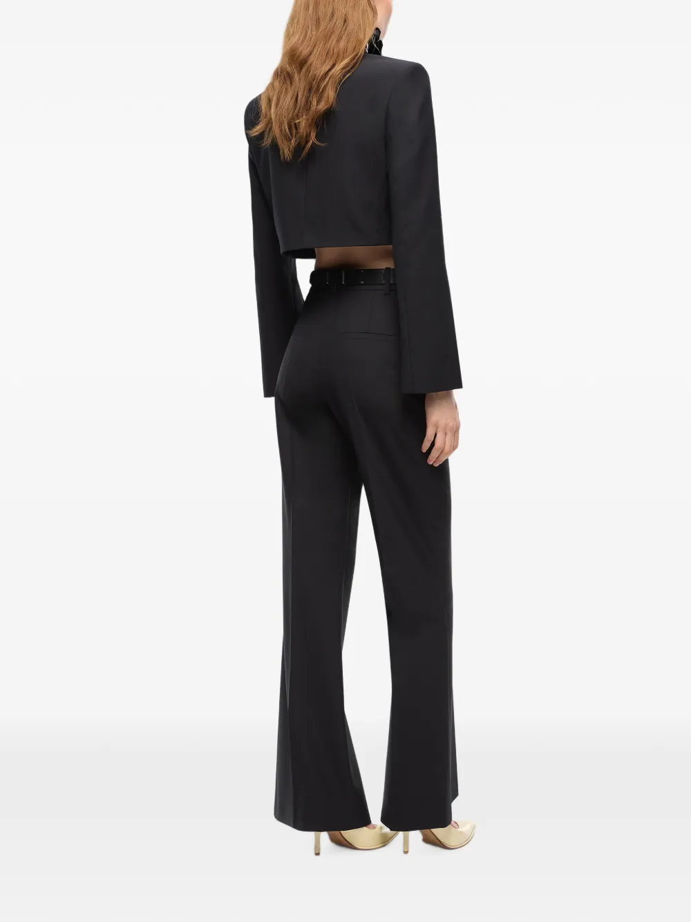 PINKO Wollen pantalon Zwart