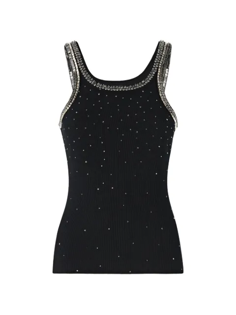 PINKO top with bejewelled embellishment