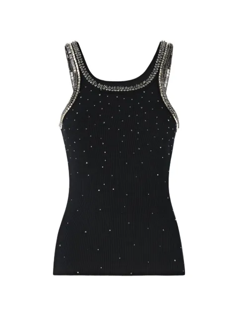 PINKO top with bejewelled embellishment