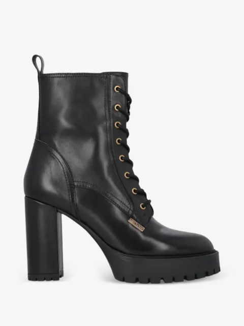 PINKO lace-up platform ankle boots