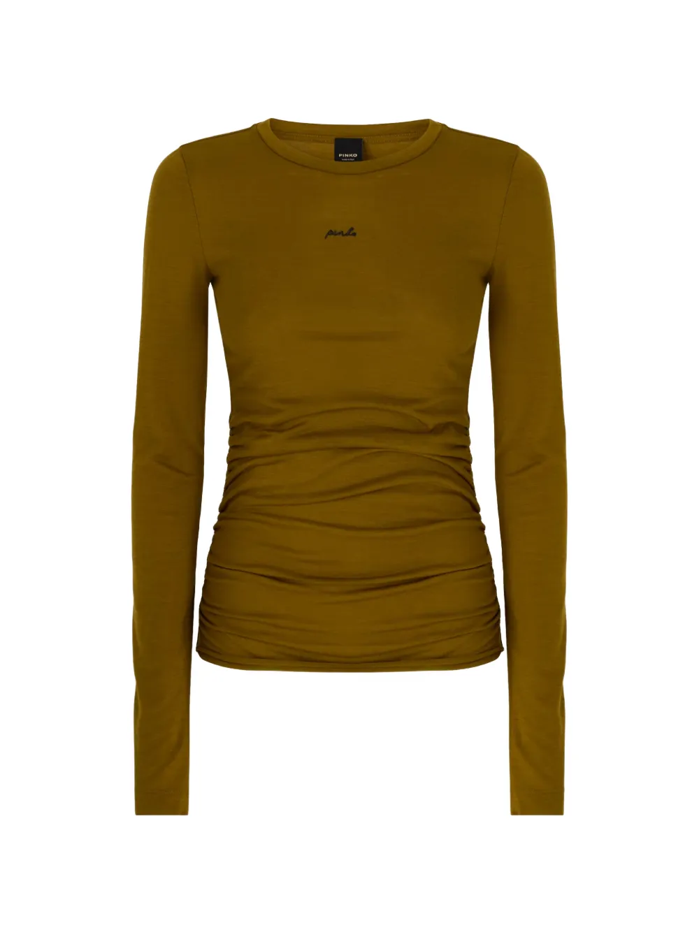 PINKO T-shirt con ruches - Verde