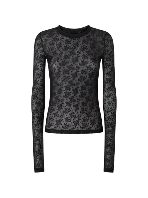 PINKO floral stretch lace sweater