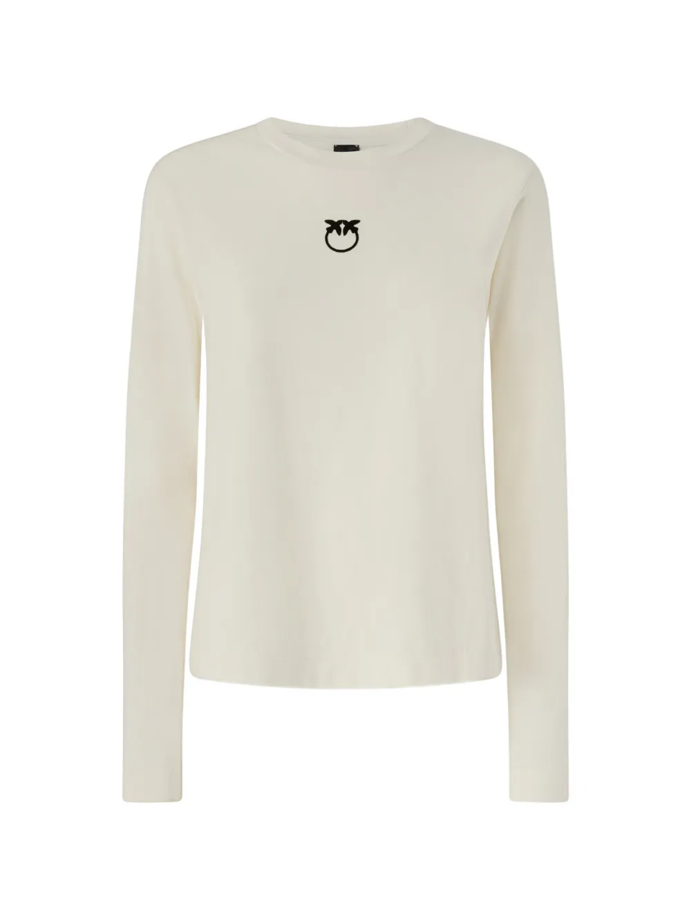 PINKO T-shirt Love Birds con logo - Toni neutri