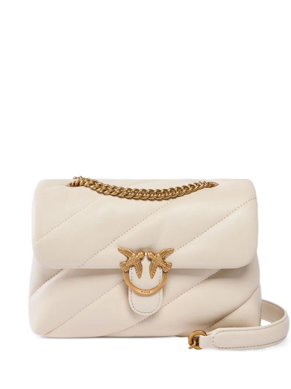 PINKO Small Love bag puff maxi quilt new buckle shoulder bag