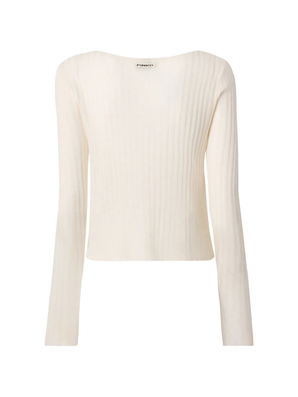 PINKO Ribgebreid vest Beige