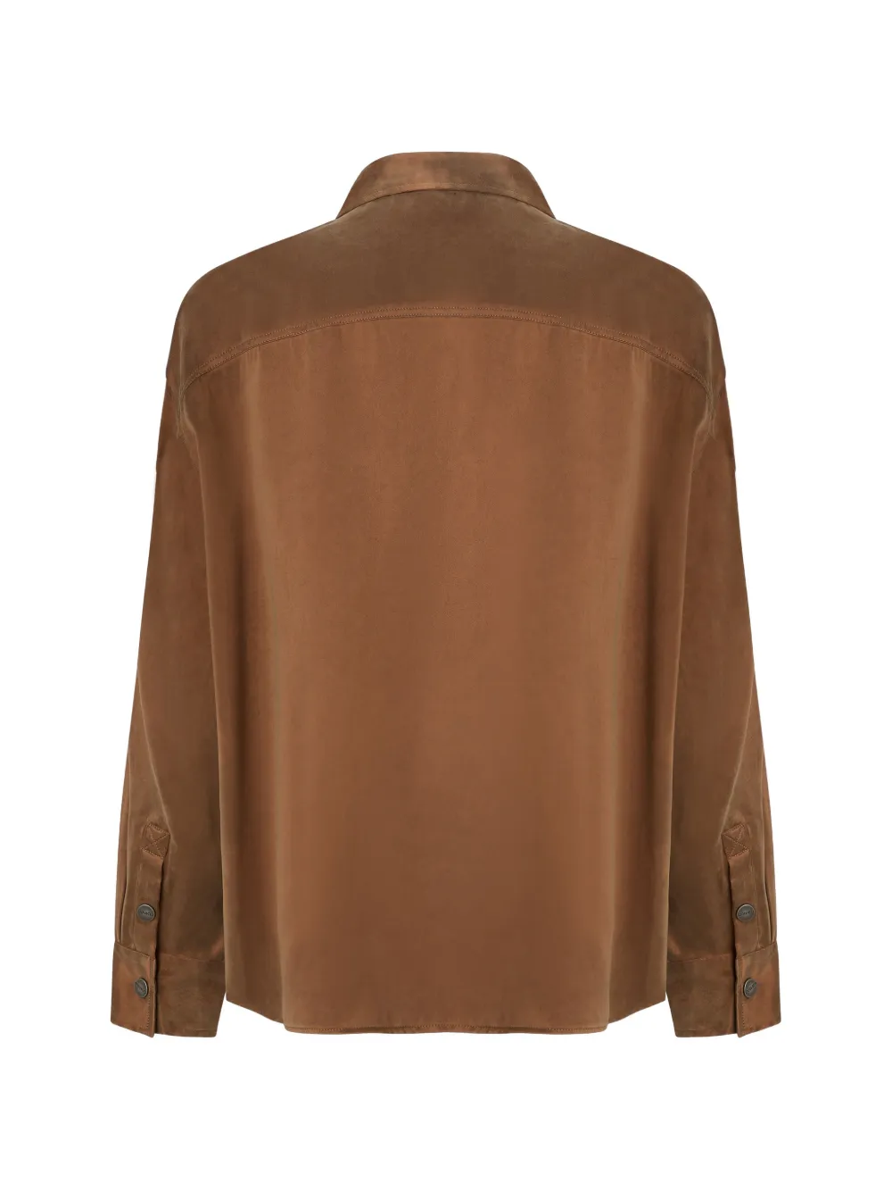 PINKO Overhemd met geborduurd logo Bruin