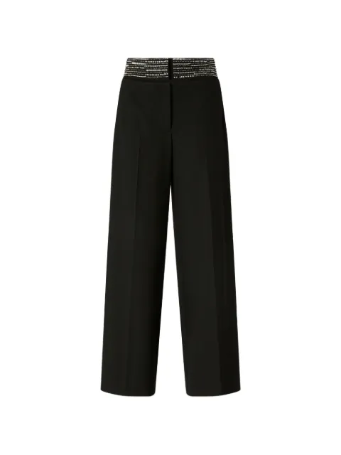 PINKO Weite Hose mit Kristallen