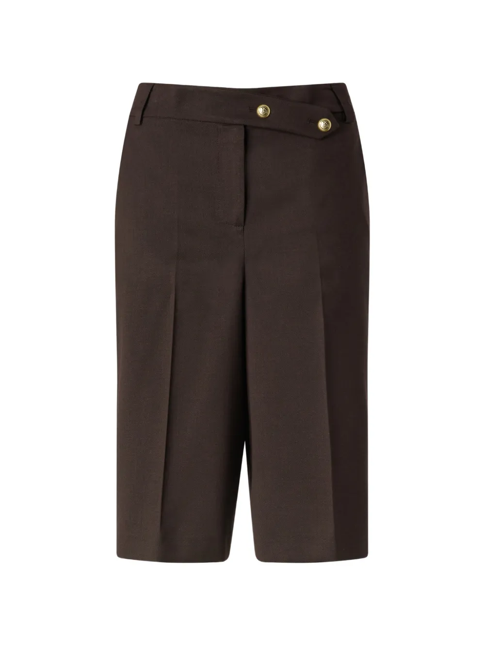 PINKO Hose mit Logo-Patch - Braun
