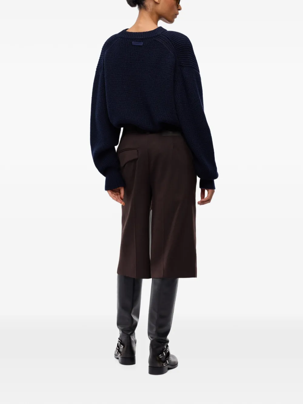 PINKO Broek met logopatch Bruin