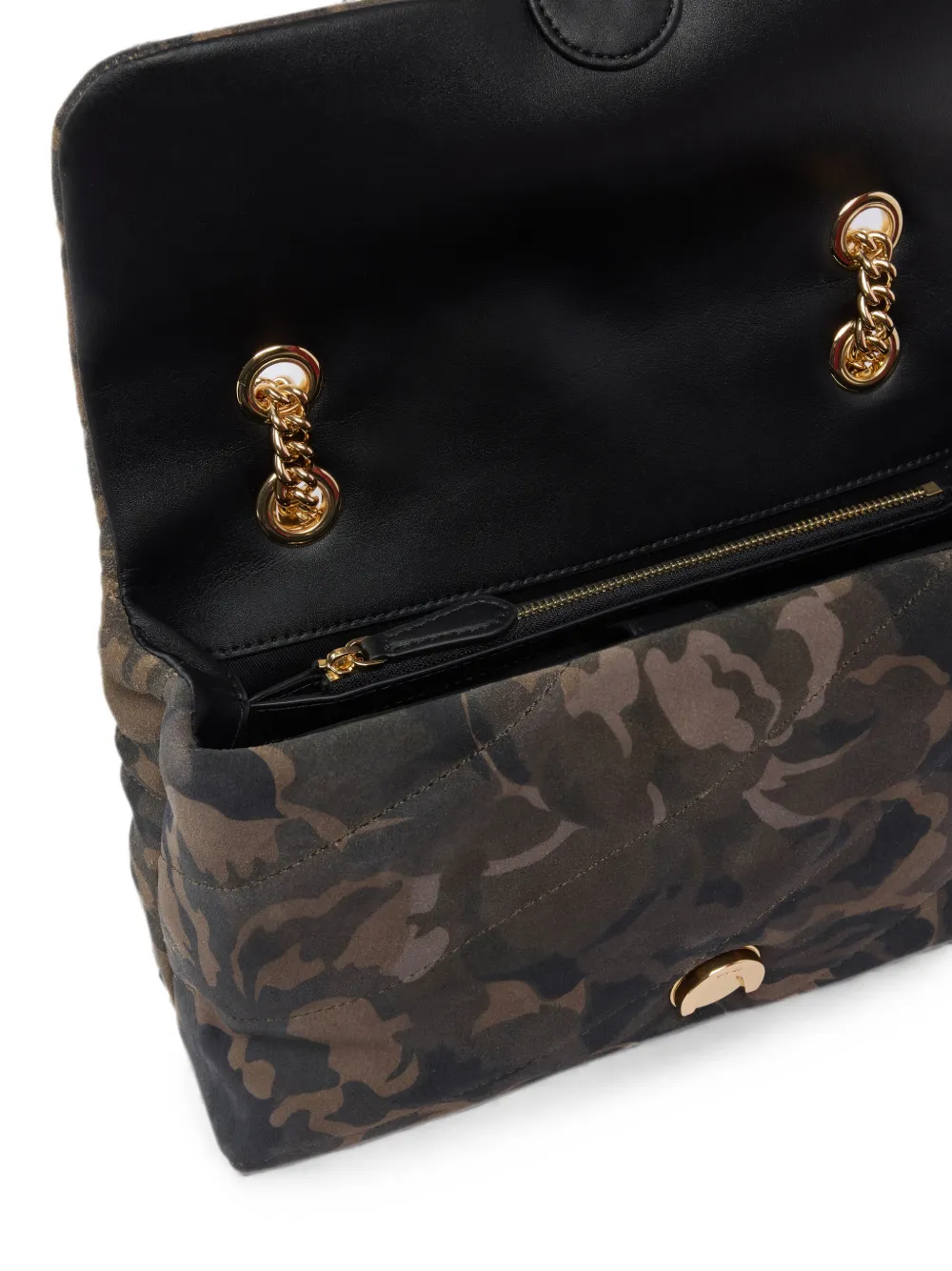 PINKO Schoudertas met camouflageprint Groen