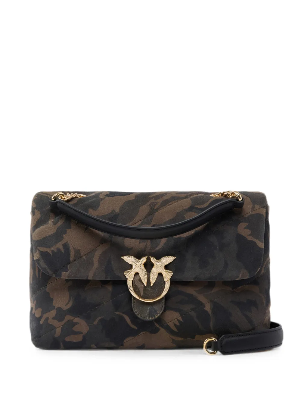 PINKO Borsa a spalla con stampa camouflage - Verde
