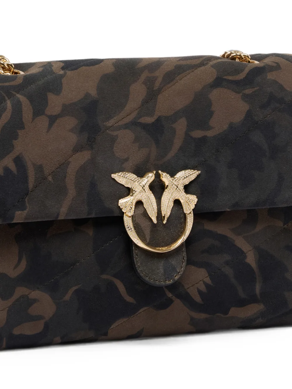 PINKO Schoudertas met camouflageprint Groen