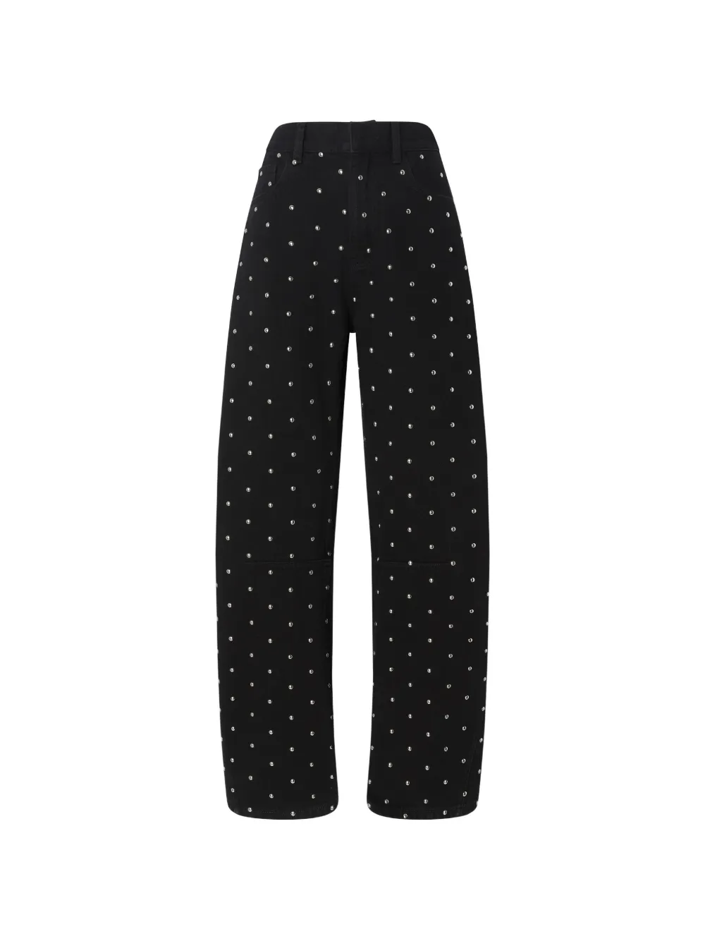 Pinko Crystal-embellished Jeans In Black