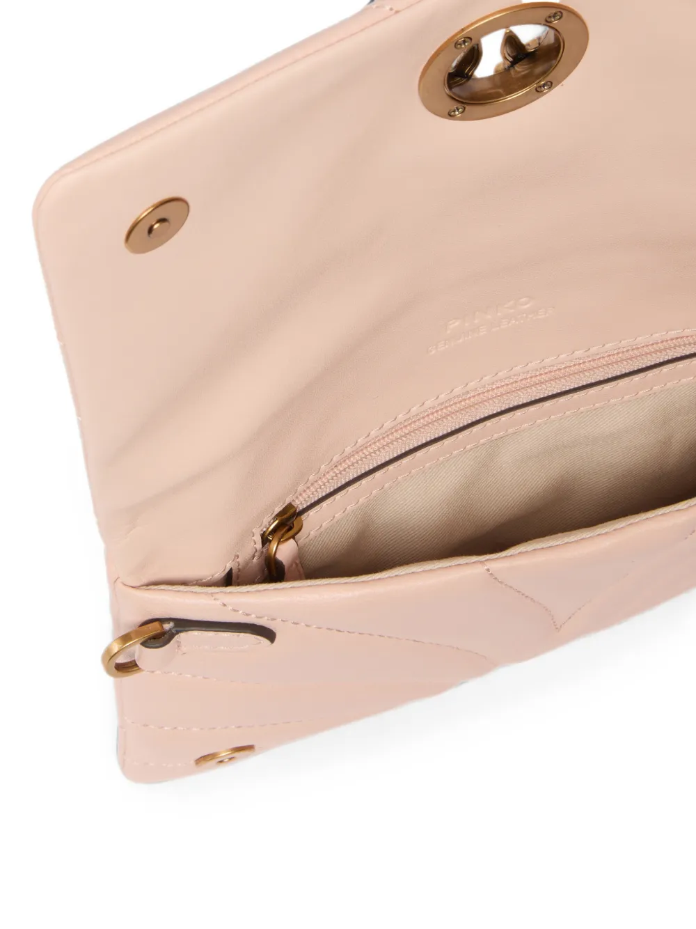 PINKO Love Bird gewatteerde schoudertas Roze