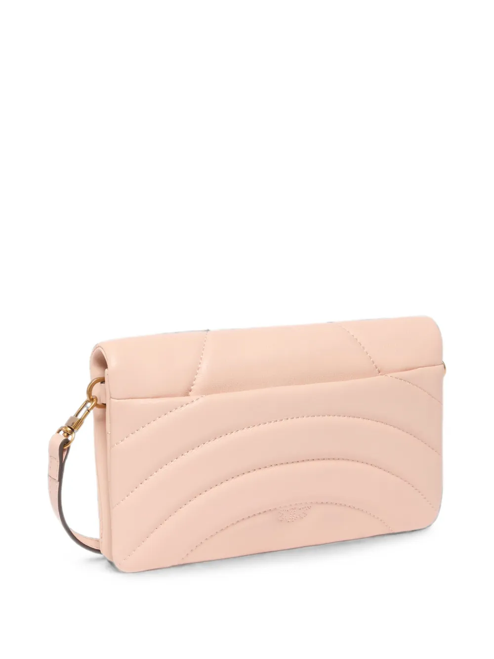 PINKO Love Bird gewatteerde schoudertas Roze